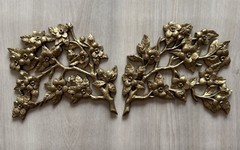 Vintage Burwood Cherry Blossom/Dogwood Wall Decor