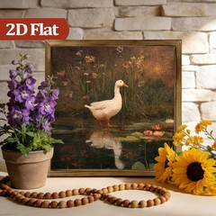 Ducks Wooden Sign Rustic Farmhouse Wall Decor for Kitchen Dining Cafe Home Gift