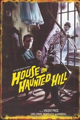 House on Haunted Hill – Vincent Price – horror movie art design Tin Metal Sign