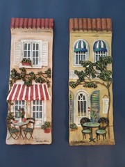 French Cafe Art Wall Set Of 2 By C. Winterle Olson