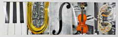 MUSIC Pictures Only Photograph Word Letter Art Alphabet Home Decor Office Gift