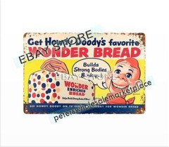 room interior design for bedroom HOWDY DOODY WONDER BREAD metal tin sign