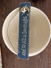 And To All A Good Night Cute Wooden Sign