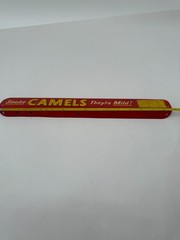 VINTAGE TIN DISPLAY RISER “Smoke Camels They’re Mild ” Tobacco Cigarette 16INCH