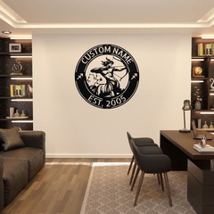 Custom Constellation Metal Sign Sagittarius Zodiac Art Home Decor Astrology Gift