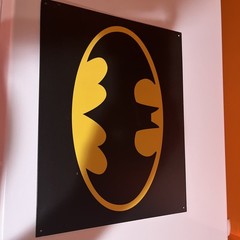 Batman Logo Tin Sign (12.5″ x 16″)