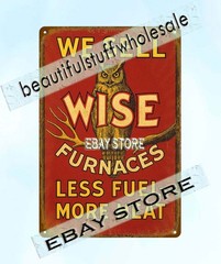pre-prohibition wise furnace owl Eugene Elliott, Greenville, Michigan, Ohio tin