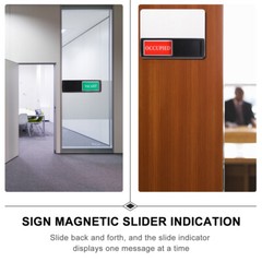 Vacant Occupied Sign board 1x Practical Non-Scratch office privacy sign sign