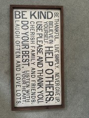 Wooden Sign Wall Art