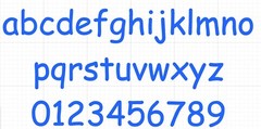 Laser Cut Unfinished Wood Letters or Numbers Comic Sans MS Font Craft Cutout