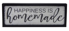Happiness Is Homemade Farmhouse Rustic Sign Kitchen Wall Art Hanging Home Decor