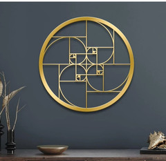 Fibonacci Spiral Metal Wall Art, Original, Art decor, Wall hanging