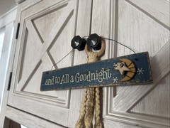 And To All A Good Night Cute Wooden Sign