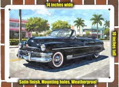 Metal Sign – 1951 Mercury 18 Watercolor – 14×10