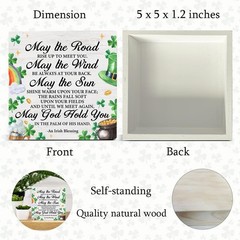Irish Blessing Decorations St. Patricks Day Decor, Rustic an Irish Blessing W