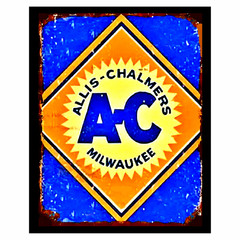 AC Spark Plug Sign Sticker Original 50’s, 60’s Vintage Replica Decal