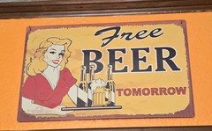 6 Metal decor signs for man cave, garage, or dorm room!
