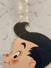 3-PC SET Vtg Walt Disney Character Fairytale Wall Pin-Ups Jack Be Nimble Candle