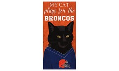 Viral Cat 6×12 – N1013 – Denver Broncos – MDF Wood