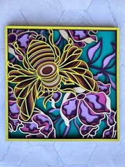 Flower Bumble bee 8 layer Mandala Wooden Art Decor Every Room Great present 🎁
