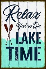 Hiking Metal Sign, Camping Wall Art, Forest Décor Poster，Adventure Awaits，for Ca