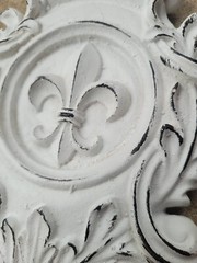 Fleur de Lis Wall Plaque, Old World, Tuscan, Medieval, French Country decor, new