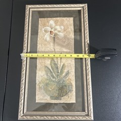 Phalaenopsis by Cheri Blum 2/Wall Art 21” x 12” Framed Painting Flower Botanical