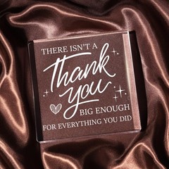 Pozetazas Thank You Gifts for Women Men, Teacher Appreciation Gifts, Square A…