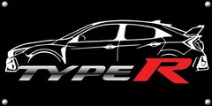 New for Honda Civiv TYPE-R viny Wall banner Poster