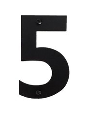 3 Pack 6 Inch Numbers Black Metal Home Business House Street Address Commercial