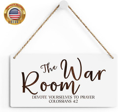 Rustic War Room Decor Christian Decor Bible Verse Wood Decor Sign Regalos Cristi