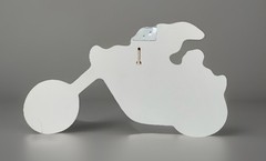 NEW Peanuts Biker Snoopy & Woodstock on Chopper Motorcycle Wooden Wall Art