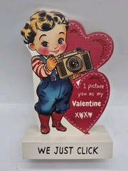 Hobby Lobby Valentine’s Day Wood Shelf Decor Vintage Look We Just Click 6.5″