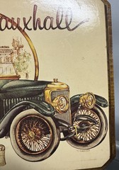 Vauxhall 1924 Prince Henry Vintage Car Wooden Wall Plaque