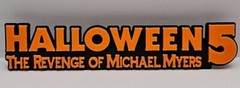 HALLOWEEN 5 v2 Movie Plaque