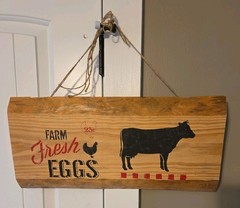 WOOD CANVAS SIGN, Live Your Dreams Love Your Life, Wall Hanging Art, Door Decor