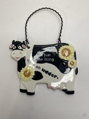Porcelain Country Tile Hanging Cow Trivet It’s just one thing after an utter!￼