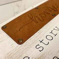 NEW Wooden 15.75″ x 9.5″ ‘Home – The Story of Who We” Hanging Box Sign