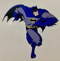 Batman Laser Cut Metal Sign Made On 20 Gauge Steel 17” X 16”