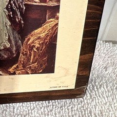 Vintage Bernard Picture Co Wooden Picture “Betsy Ross” by J. G. L. Ferris USA