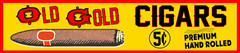 Vintage Cigar Aluminum Sign 4×18 inches holes on sides