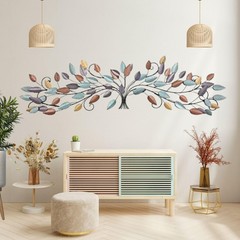 21987 Tree of Life Metal Wall Art Scroll Vine Olive Branch Leaf Decor Wrought…