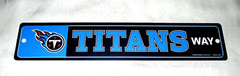 TENNESSEE TITANS STREET SIGN #8 – NEW
