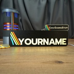 Arc Raiders Custom LED Light Box Sign Personalized Gamertag USB Desk Lamp Gift