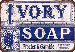 HomDeo Laundry Room Decor Art Metal Signs Vintage Retro 1921 Ivory Hom088