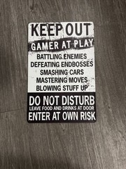 signs for bedroom