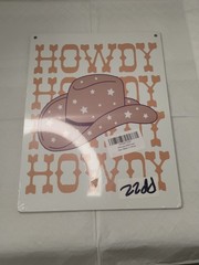 Howdy Word Sign
