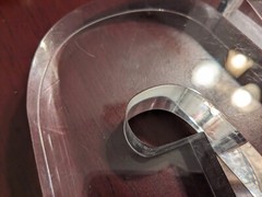“S” Desk Home Decor Thick Lucite Acrylic Letter Large Chunky Clear 7 7/8 Tall
