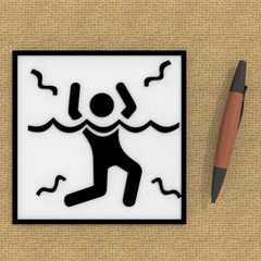 Sign | Portal Sign Water Electric