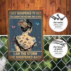 Inspirational Quote Motivational Wall Art – Hippie Boho Home Decor Sign 12×8 Inc